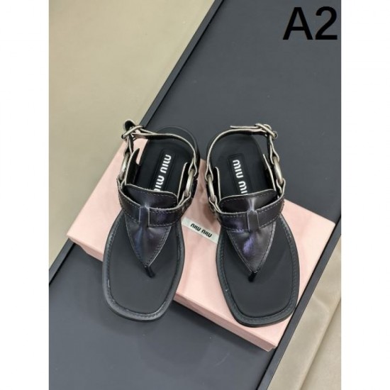 2024SS Good Impression 120% MIU MIU Women's Sandals 2024SS Good Impression 120% MIU MIU Women's Sandals