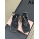 2024SS Good Impression 120% MIU MIU Women's Sandals 2024SS Good Impression 120% MIU MIU Women's Sandals