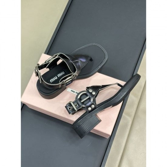 2024SS Good Impression 120% MIU MIU Women's Sandals 2024SS Good Impression 120% MIU MIU Women's Sandals