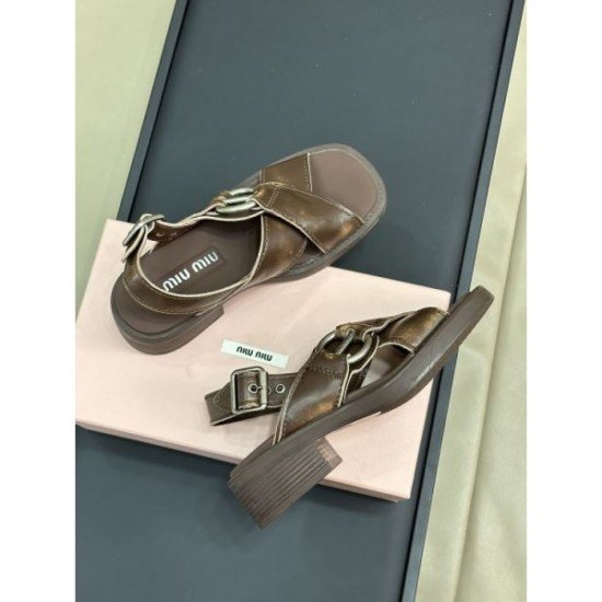 2024SS Super Rare Item MIU MIU Women's Sandals 2024SS Super Rare Item MIU MIU Women's Sandals