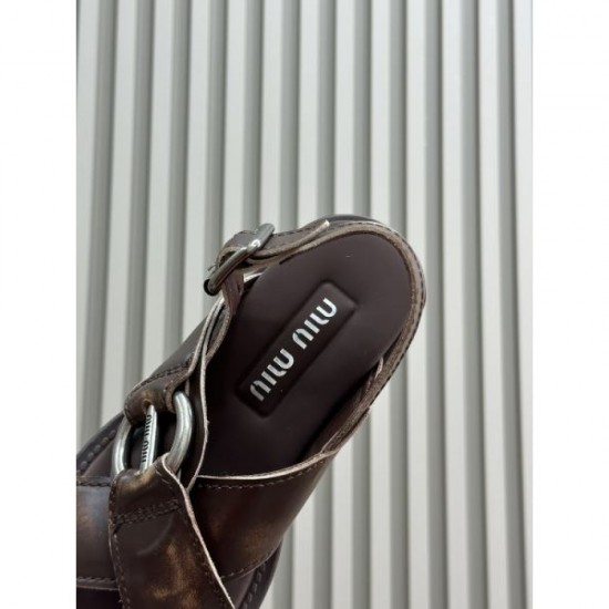 2024SS Super Rare Item MIU MIU Women's Sandals 2024SS Super Rare Item MIU MIU Women's Sandals