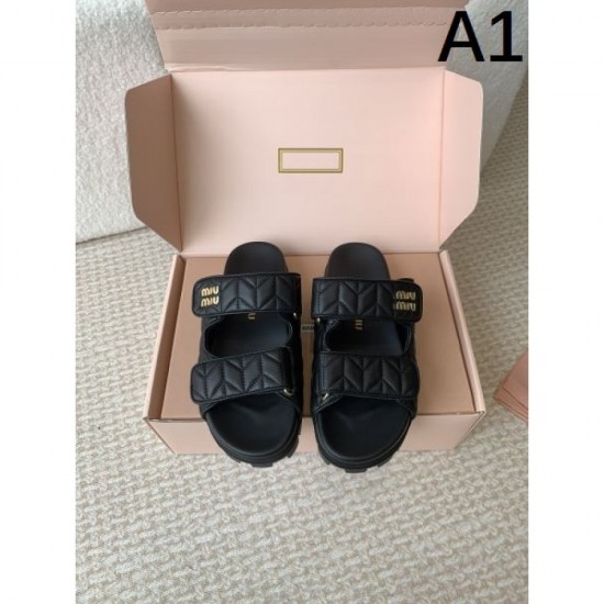 2024SS HOT Quality Assurance MIU MIU Women's Sandals 2024SS HOT Quality Assurance MIU MIU Women's Sandals