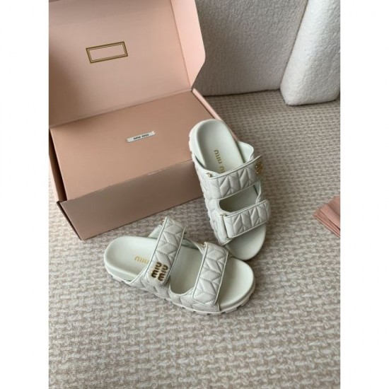 2024SS HOT Quality Assurance MIU MIU Women's Sandals 2024SS HOT Quality Assurance MIU MIU Women's Sandals