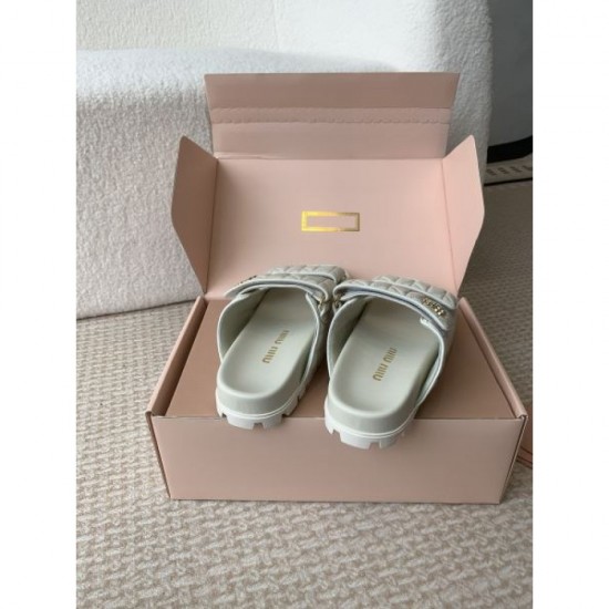 2024SS HOT Quality Assurance MIU MIU Women's Sandals 2024SS HOT Quality Assurance MIU MIU Women's Sandals