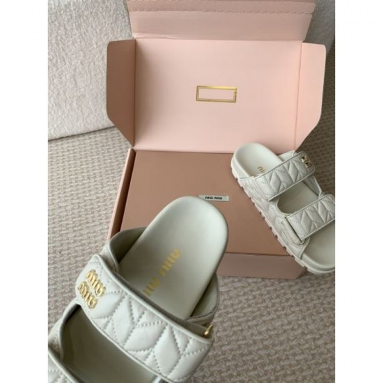 2024SS HOT Quality Assurance MIU MIU Women's Sandals 2024SS HOT Quality Assurance MIU MIU Women's Sandals