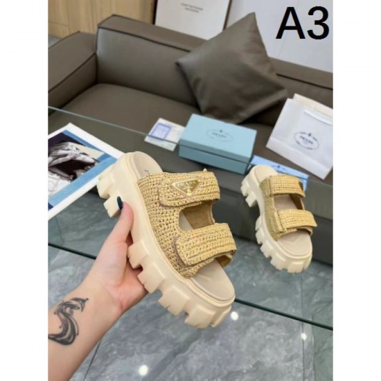 2024SS Finished with a sexy style PRADA Women's slippers 2024SS Finished with a sexy style PRADA Women's slippers