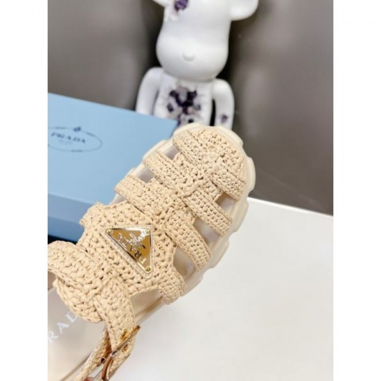 2024SS New product that is soft and comfortable to wear PRADA Women's Sandals 2024SS New product that is soft and comfortable to wear PRADA Women's Sandals