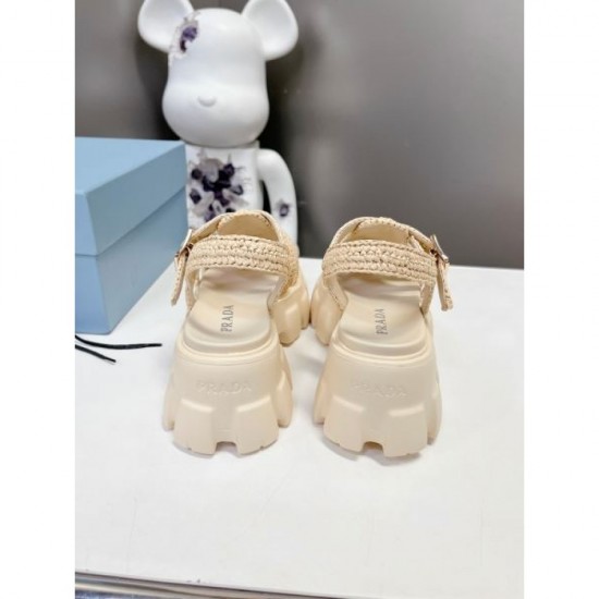 2024SS New product that is soft and comfortable to wear PRADA Women's Sandals 2024SS New product that is soft and comfortable to wear PRADA Women's Sandals
