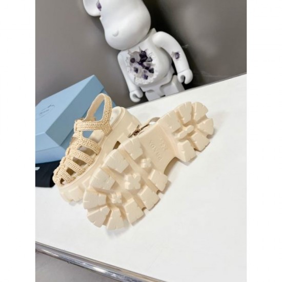2024SS New product that is soft and comfortable to wear PRADA Women's Sandals 2024SS New product that is soft and comfortable to wear PRADA Women's Sandals