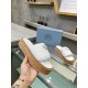 2024SS Complete style with a relaxed feel PRADA Women's slippers 2024SS Complete style with a relaxed feel PRADA Women's slippers