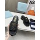 2024SS Light casual style PRADA Women's slippers 2024SS Light casual style PRADA Women's slippers
