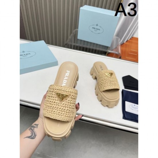 2024SS Light casual style PRADA Women's slippers 2024SS Light casual style PRADA Women's slippers