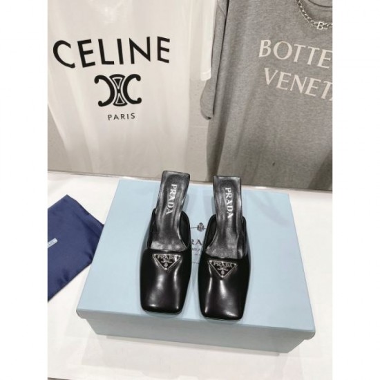2024SS Elegant Excellence Collection PRADA Women's Slippers 2024SS Elegant Excellence Collection PRADA Women's Slippers