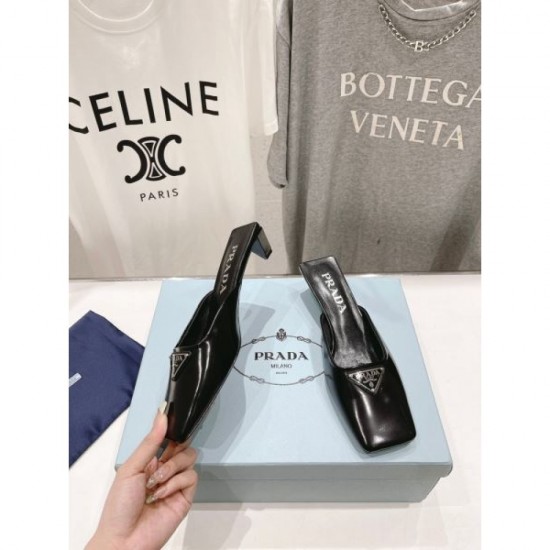 2024SS Elegant Excellence Collection PRADA Women's Slippers 2024SS Elegant Excellence Collection PRADA Women's Slippers
