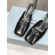 2024SS Elegant Excellence Collection PRADA Women's Slippers 2024SS Elegant Excellence Collection PRADA Women's Slippers