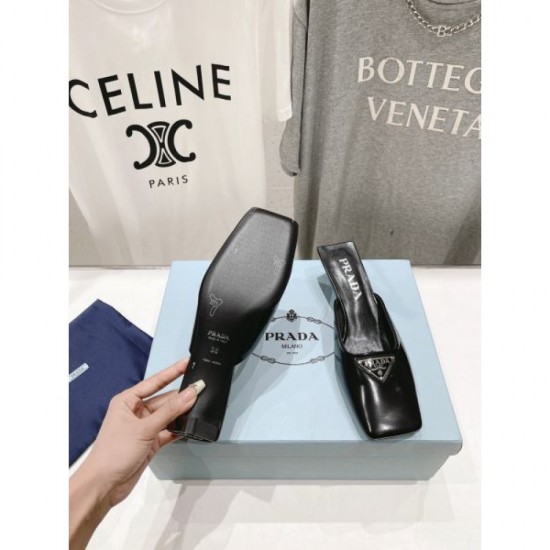 2024SS Elegant Excellence Collection PRADA Women's Slippers 2024SS Elegant Excellence Collection PRADA Women's Slippers