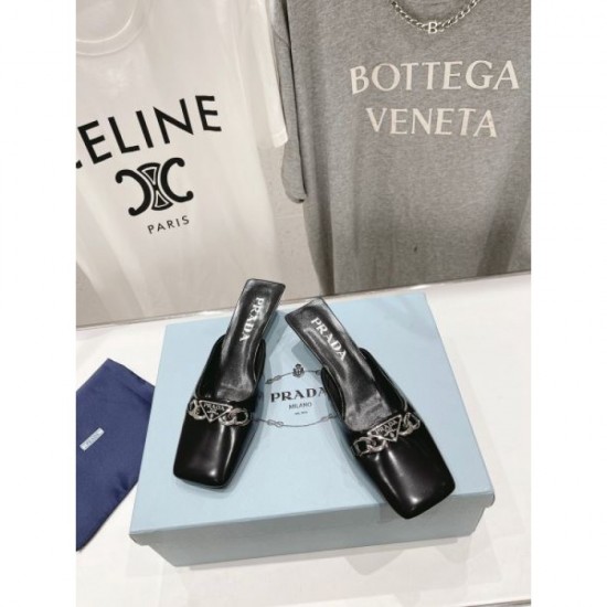 2024SS New summer products that transcend borders and eras PRADA Women's Slippers 2024SS New summer products that transcend borders and eras PRADA Women's Slippers