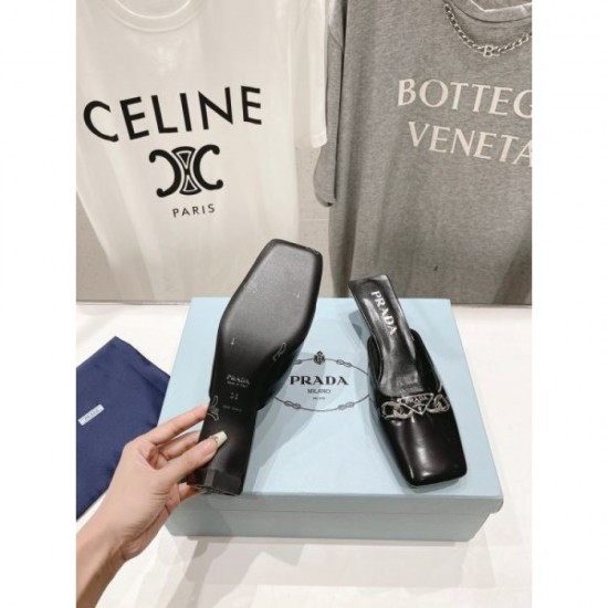 2024SS New summer products that transcend borders and eras PRADA Women's Slippers 2024SS New summer products that transcend borders and eras PRADA Women's Slippers
