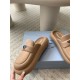 2024SS Elegant, neat, and highly likable PRADA women's slippers 2024SS Elegant, neat, and highly likable PRADA women's slippers