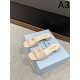 2024SS New Casual Coordination PRADA Women's Sandals 2024SS New Casual Coordination PRADA Women's Sandals