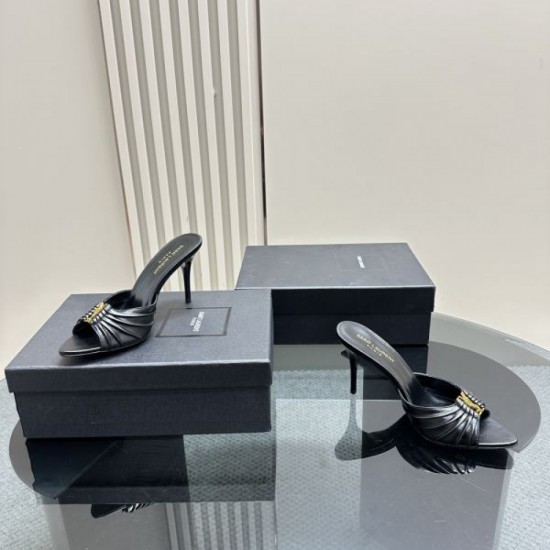 2024SS Celebrity Favorite Elegant YSL Yves Saint Laurent Women's Sandals 2024SS Celebrity Favorite Elegant YSL Yves Saint Laurent Women's Sandals