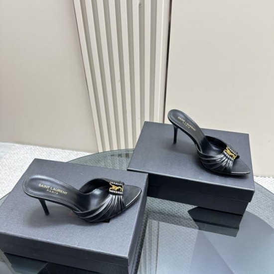 2024SS Celebrity Favorite Elegant YSL Yves Saint Laurent Women's Sandals 2024SS Celebrity Favorite Elegant YSL Yves Saint Laurent Women's Sandals