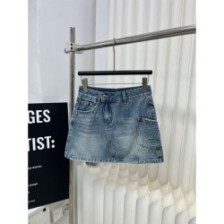 2024SS Denim Skirt ALEXANDER WANG Very popular and cheap