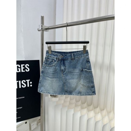 2024SS Denim Skirt ALEXANDER WANG Very popular and cheap 2024SS Denim Skirt ALEXANDER WANG Very popular and cheap