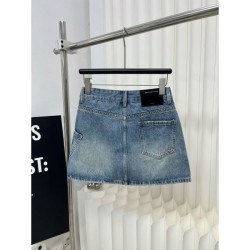 2024SS Denim Skirt ALEXANDER WANG Very popular and cheap