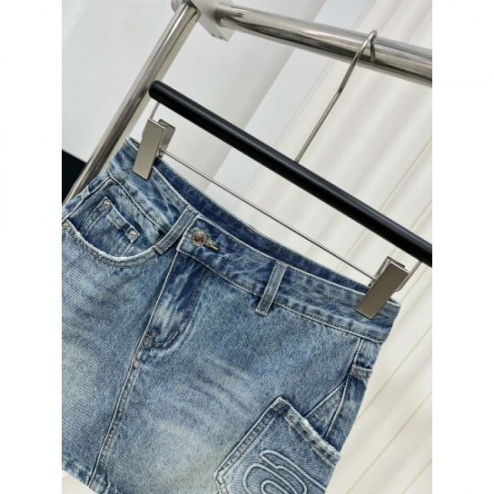 2024SS Denim Skirt ALEXANDER WANG Very popular and cheap 2024SS Denim Skirt ALEXANDER WANG Very popular and cheap
