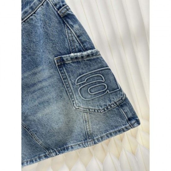 2024SS Denim Skirt ALEXANDER WANG Very popular and cheap 2024SS Denim Skirt ALEXANDER WANG Very popular and cheap