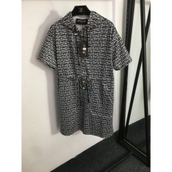 2024SS Dress BALMAIN Outstanding brand print