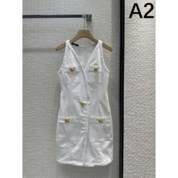 2024SS Dress BALMAIN This summer's favorite style