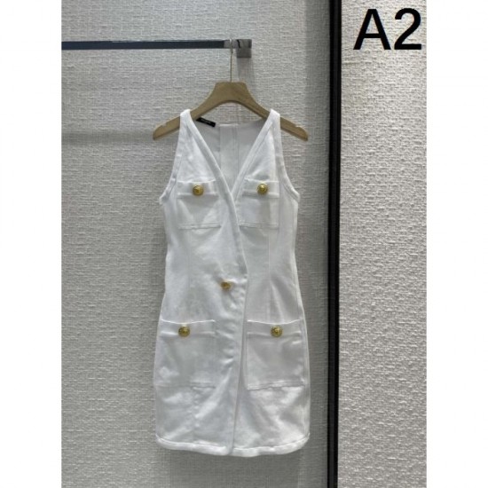 2024SS Dress BALMAIN This summer's favorite style 2024SS Dress BALMAIN This summer's favorite style