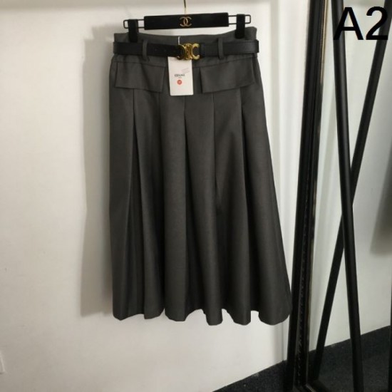 2024SS Pleated Skirt CELINE Completed mature style 2024SS Pleated Skirt CELINE Completed mature style