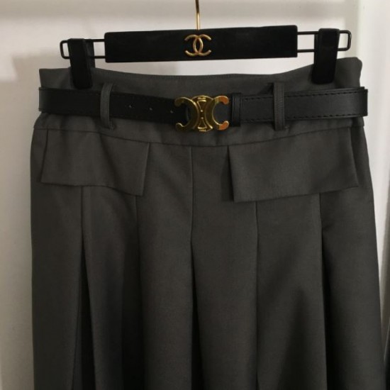 2024SS Pleated Skirt CELINE Completed mature style 2024SS Pleated Skirt CELINE Completed mature style