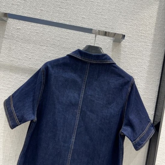 2024SS Dress CELINE Celine Difficult to obtain item sold out in Japan 2024SS Dress CELINE Celine Difficult to obtain item sold out in Japan