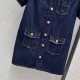 2024SS Dress CELINE Celine Difficult to obtain item sold out in Japan 2024SS Dress CELINE Celine Difficult to obtain item sold out in Japan