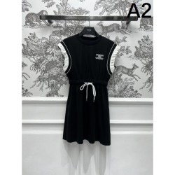 2024SS Dress CELINE CELINE Latest advance fashionable logo included