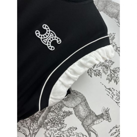 2024SS Dress CELINE CELINE Latest advance fashionable logo included 2024SS Dress CELINE CELINE Latest advance fashionable logo included
