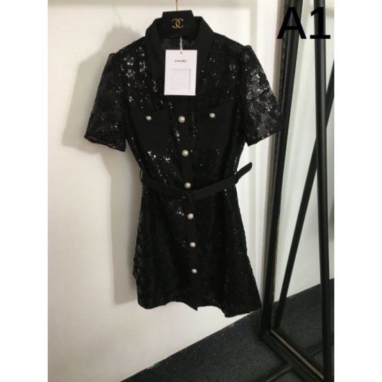 2024SS One Piece CHANEL Chanel Spring/Summer Super Popular In Stock 2024SS One Piece CHANEL Chanel Spring/Summer Super Popular In Stock