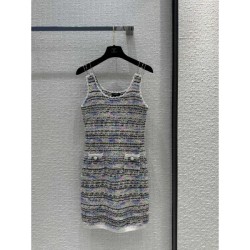 2024SS Knit Vest Skirt CHANEL New Limited Very Beautiful Color