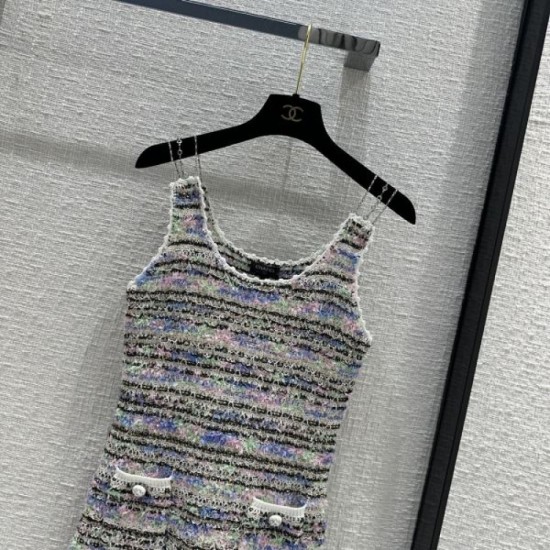 2024SS Knit Vest Skirt CHANEL New Limited Very Beautiful Color 2024SS Knit Vest Skirt CHANEL New Limited Very Beautiful Color