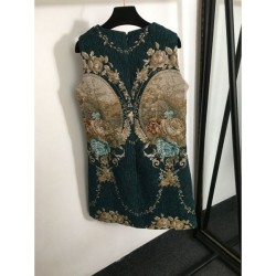 2024SS Dress DOLCE & GABBANA Dolce & Gabbana logo is wonderful