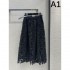 2024SS Long Skirt DIOR Dior A popular item that has been used for several years