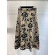 2024SS Long Skirt DIOR with the latest and stylish logo 2024SS Long Skirt DIOR with the latest and stylish logo