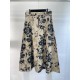 2024SS Long Skirt DIOR with the latest and stylish logo 2024SS Long Skirt DIOR with the latest and stylish logo