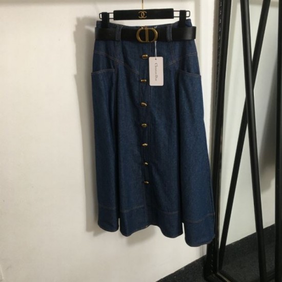 DIOR Dior Denim Skirt 2024FW A coveted brand that will make you feel good DIOR Dior Denim Skirt 2024FW A coveted brand that will make you feel good
