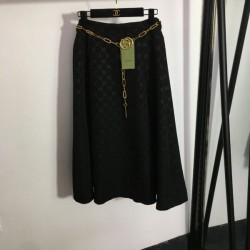 2024SS Long Skirt GUCCI Gucci Gives the impression of a fashionable expert
