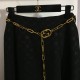 2024SS Long Skirt GUCCI Gucci Gives the impression of a fashionable expert 2024SS Long Skirt GUCCI Gucci Gives the impression of a fashionable expert